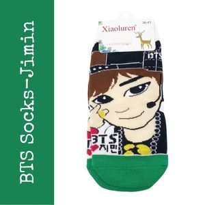 K-Pop BTS Women's Character Socks--Jimin